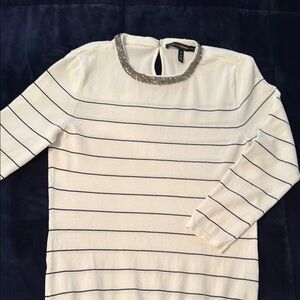 White House Black Market Striped Sweater